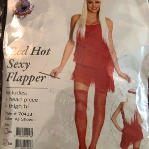 Red flapper costume